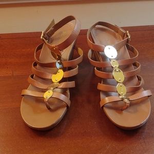 BCBG girls wedge sandals